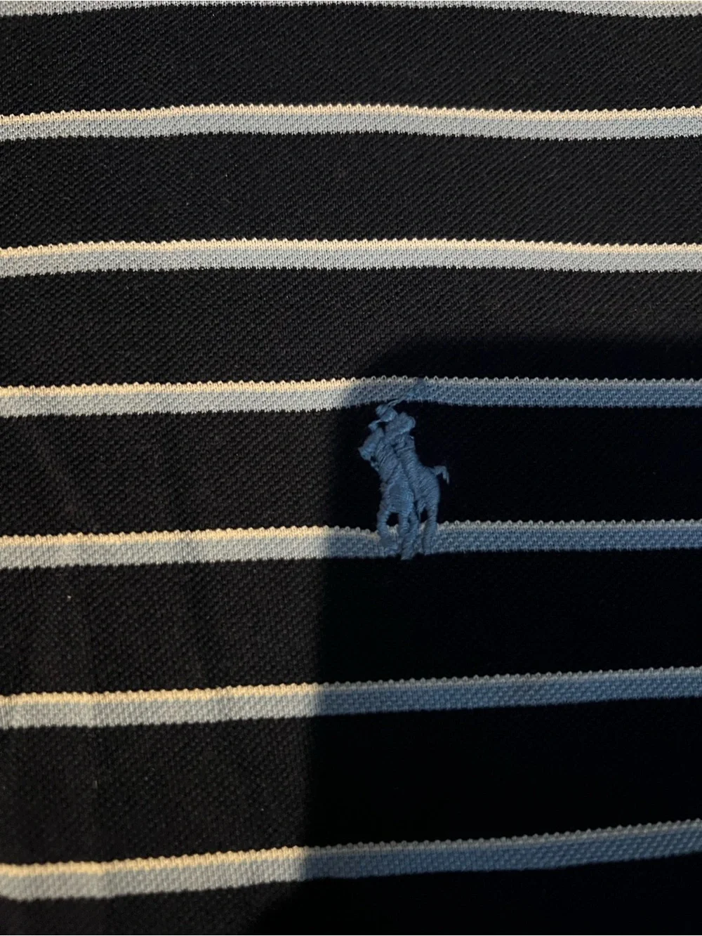 Polo by Ralph Lauren Men’s Navy Stripe Polo Shirt